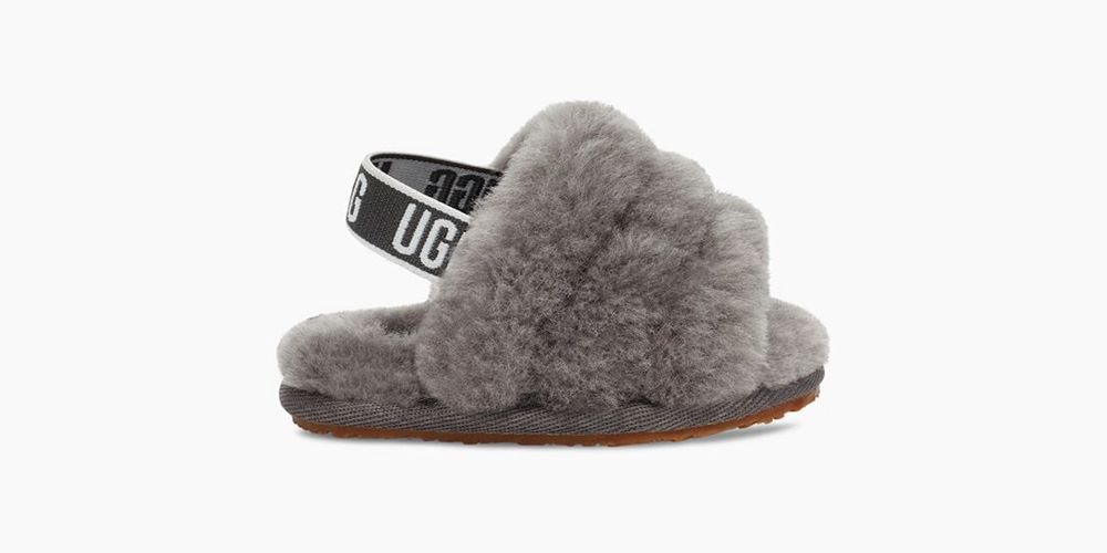 Ugg Slides Canada - Ugg Kids' Fluff Yeah Grey